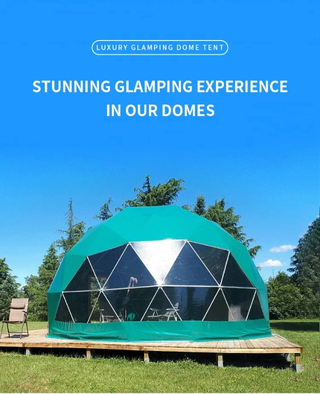 Outdoor Camping Double Room Home Clear Hotel Party Dome Tent for Rent