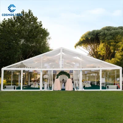 10m Clear Span Transparent Waterproof Party Marquee Event Tents for Outdoors Wedding